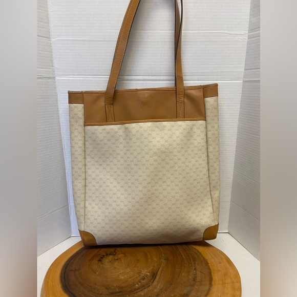 Gucci Magazine Micro GG Logo Tote Bag Vintage Tote - Picture 1 of 16